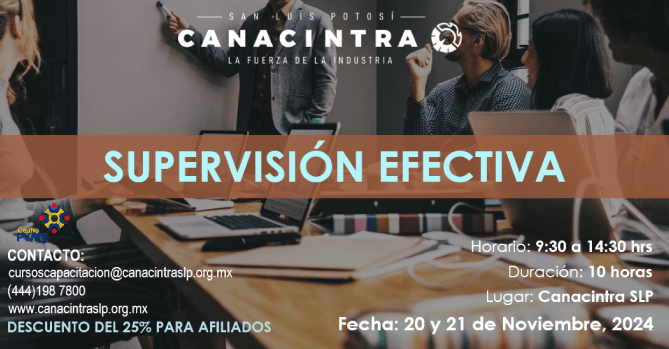 CAPACITACIÓN CON EL TEMA: “SUPERVISIÓN EFECTIVA” - FECHA: 20 Y 21 DE NOVIEMBRE 2024