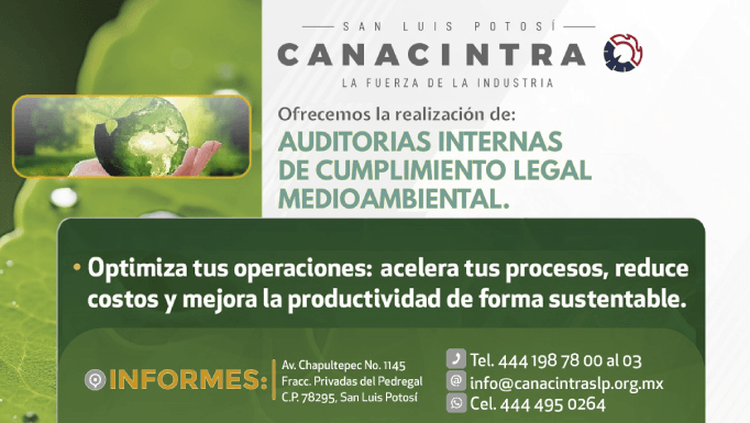 OFRECEMOS LA REALIZACIÓN DE 
AUDITORIAS INTERNAS DE 
CUMPLIMIENTO LEGAL MEDIO 
AMBIENTAL.