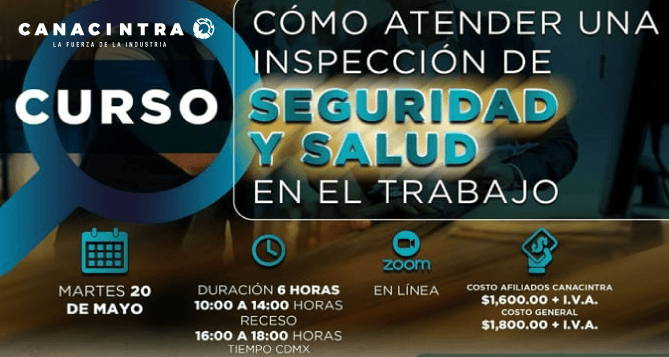 CURSO: CÓMO ATENDER UNA INSPECCIÓN 
DE SEGURIDAD Y SALUD EN EL 
TRABAJO.