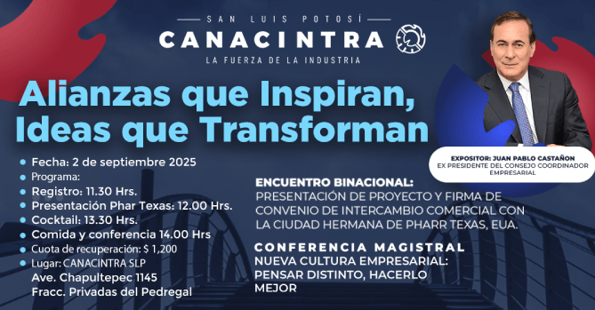ALIANZAS QUE INSPIRAN, IDEAS QUE 
TRANSFORMAN: “ENCUENTRO 
BINACIONAL” PRESENTACIÓN DE 
PROYECTO Y FIRMA DE CONVENIO DE 
INTERCAMBIO COMERCIAL CON LA 
CIUDAD HERMANA DE PHARR TEXAS, 
EUA.