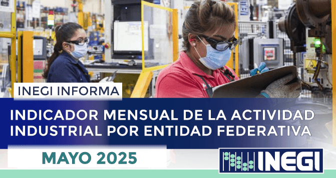 INEGI: EL INDICADOR MENSUAL DE LA 
ACTIVIDAD INDUSTRIAL POR ENTIDAD 
FEDERATIVA (IMAIEF) PROPORCIONA 
INFORMACIÓN ESTADÍSTICA DE CORTO 
PLAZO SOBRE EL COMPORTAMIENTO DE 
LA ACTIVIDAD INDUSTRIAL EN LOS 
ESTADOS.