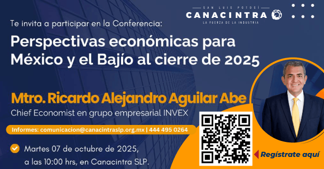 CONFERENCIA: CANACINTRA SLP TE INVITA A PARTICIPAR 