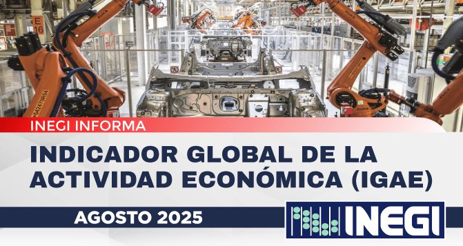 INEGI: EL INDICADOR GLOBAL DE LA 
ACTIVIDAD ECONÓMICA (IGAE) PERMITE 
CONOCER Y DAR SEGUIMIENTO A LA 
EVOLUCIÓN DEL SECTOR REAL DE LA 
ECONOMÍA EN EL CORTO PLAZO.