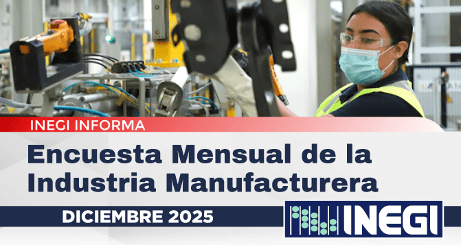 LA ENCUESTA MENSUAL DE LA 
INDUSTRIA MANUFACTURERA (EMIM) 
INFORMA SOBRE LA COYUNTURA DE 
LAS PRINCIPALES VARIABLES DE LA 
PRODUCCIÓN Y EL EMPLEO EN EL 
SECTOR MANUFACTURERO, EN TORNO 
A 206 CLASES DE ACTIVIDAD EN 
MÉXICO.