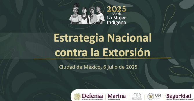 ESTRATEGIA NACIONAL CONTRA LA 
EXTORSIÓN.